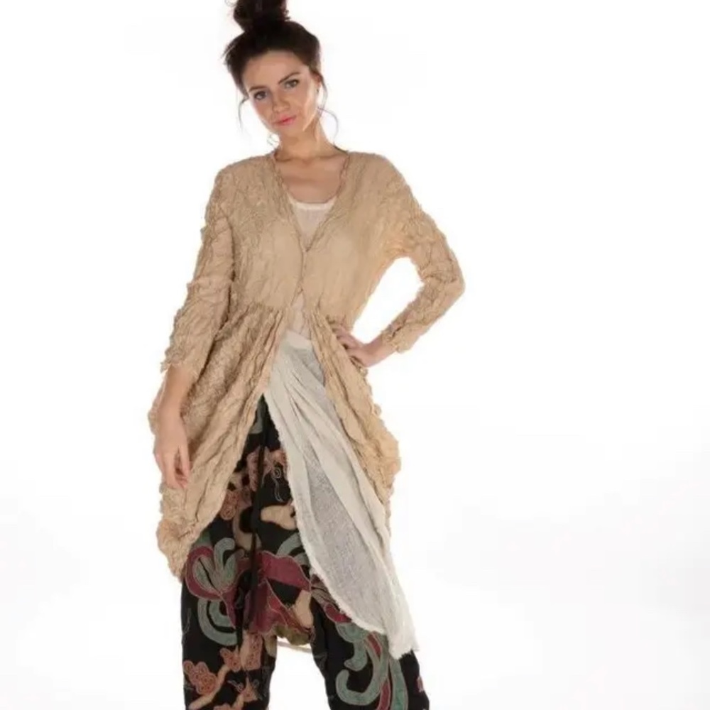 Magnolia pearl silk gathered dress